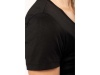 T-shirt de senhora com decote V de manga curta Supima
