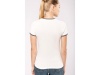 T-shirt de senhora em malha piqu com decote redondo