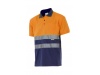 POLO DE ALTA VISIBILIDADE BICOLOR MANGA CURTA 160gr/m2 4XL 5XL