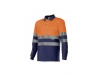 POLO DE ALTA VISIBILIDADE DE MANGA COMPRIDA BICOLOR 160gr/m2 4XL 5XL