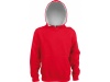 SWEATSHIRT DE CRIANA COM CAPUZ EM CONTRASTE