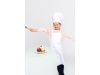Conjunto de chef de criana Branco