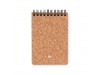 Bloco com capa de cortia + Bloco de notas 25 folhas + caneta MULTICORK