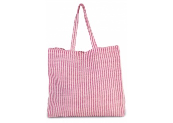 Saco de compras s riscas em juco
