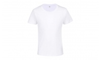 T-SHIRT CORTADA E COSIDA DE MANGAS CURTAS PARA CRIANA TEMPO KIDS Branca