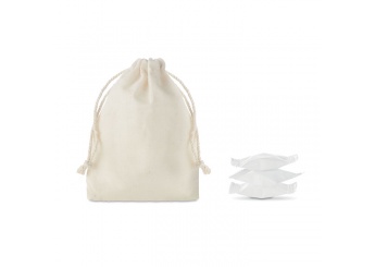 Conjunto de 10 toalhas comprimidas em saco de algodo HANDS CLEAN
