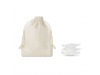 Conjunto de 10 toalhas comprimidas em saco de algodo HANDS CLEAN
