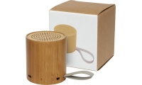 Coluna Bluetooth em bambu Lako