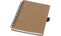 Caderno de argolas A6 em carto reciclado com papel de pedra Cobble
