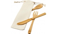 Conjunto de talheres de bambu Celuk