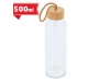 GARRAFA DE VIDRO 500ml TAMPA BAMB
