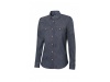 Camisa denim stretch manga comprida mulher