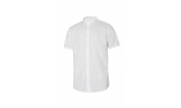 Camisa gola tira stretch manga curta homem