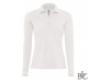POLO B&C SAFRAN PURE MANGA COMPRIDA BRANCO