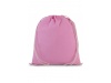 Mochila pequena em algodo biolgico com cordes