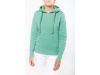 Sweatshirt de senhora com capuz em polister/algodo