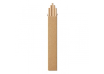 Conjunto de 10 palhinhas de papel palha PAPER STRAW