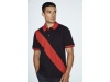 Polo de homem com faixa diagonal