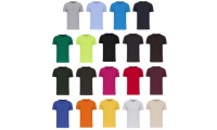 T-shirt BIO150 decote redondo Cores 3XL 4XL 5XL