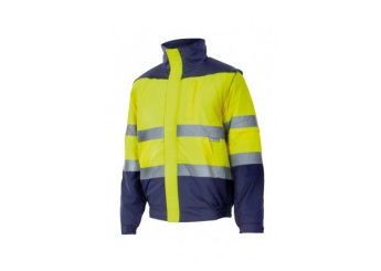 PARKA DE ALTA VISIBILIDADE MANGAS AMOVVEIS 180gr/m2 4XL 5XL