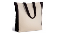 Saco de compras bicolor