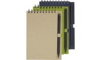 Caderno de argolas com lpis - pequeno Luciano Eco