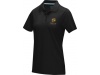 Polo para mulher em material orgnico GOTS Graphite