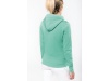 Sweatshirt de senhora com capuz em polister/algodo