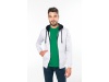 Casaco sweatshirt com capuz em contraste