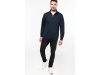 Sweatshirt com 1 /2 fecho Kariban Cores