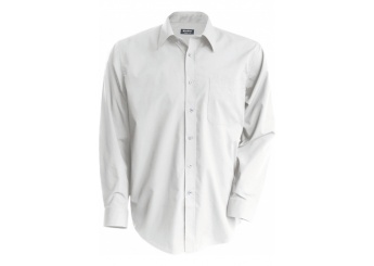 CAMISA DE CRIANA MANGA COMPRIDA EM POPELINE