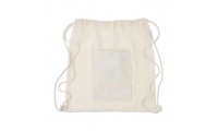 Saco com cordo com bolso frontal TROU BAG
