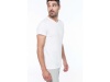 T-shirt de homem com decote V de manga curta Supima