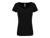T-SHIRT DE SENHORA MANGA CURTA Preto