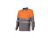 POLO DE ALTA VISIBILIDADE DE MANGA COMPRIDA BICOLOR 160gr/m2 4XL 5XL