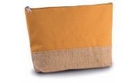 Bolsa em tecido de algodo e juta