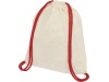 Mochila com cordes coloridos em algodo 100 g/m Oregon