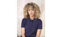 Polo para mulher em material orgnico GOTS Graphite