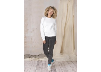 Camisola com gola redonda para mulher em material orgnico reciclado GRS Jasper