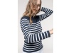 Camisola estilo marinheiro de senhora