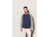 Sweatshirt BIO bicolor de homem com decote redondo e mangas raglan