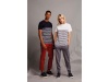 T-shirt Breton de manga curta 2XL