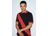 Polo de homem com faixa diagonal