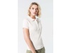 Polo piqu BIO de senhora de manga curta Branco