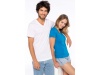 T-shirt de senhora com decote em V de manga curta Cores