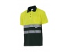POLO DE ALTA VISIBILIDADE BICOLOR MANGA CURTA 160gr/m2 4XL 5XL
