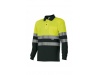 POLO DE ALTA VISIBILIDADE DE MANGA COMPRIDA BICOLOR 160gr/m2 4XL 5XL