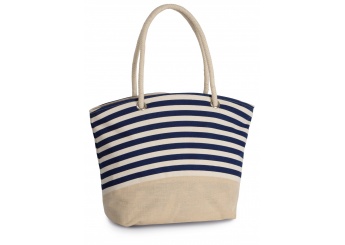 Saco de compras de estilo marinheiro em juta