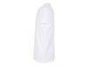 T-SHIRT CORTADA E COSIDA DE MANGAS CURTAS PARA HOMEM Branca 3XL