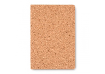 Bloco A5 com 96 folhas NOTECORK